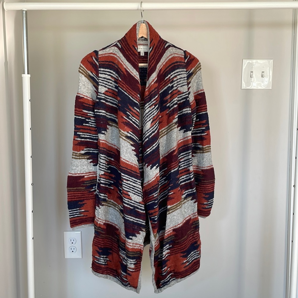Lucky Brand Wrap Sweater | Cardigan | Poncho |Multicolor | Women’s XS
